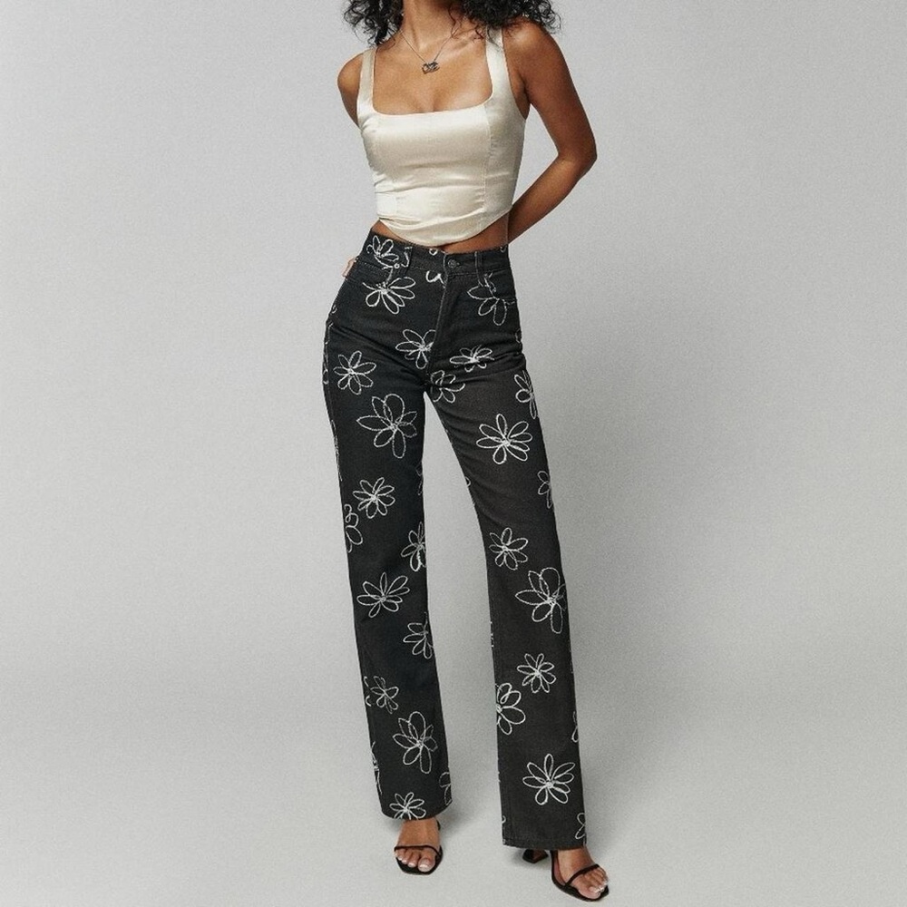 REFORMATION Daisy High Rise Straight Long Jeans - NWOT sz 26